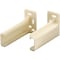 Prime-Line Drawer Track Back Plate, 3/8 In. x 1 In., Plastic, Off-White (1 Pair) R 7265 - alternate 1